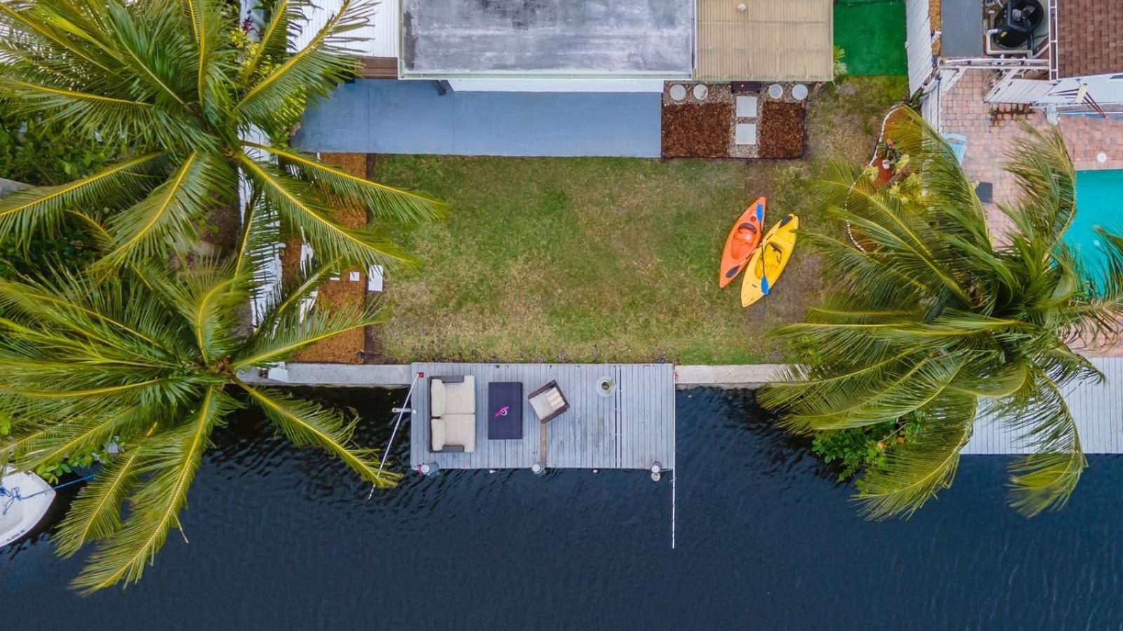 Riverwalk Villa I Private Dock & Hot Tub Fort Lauderdale Exteriör bild